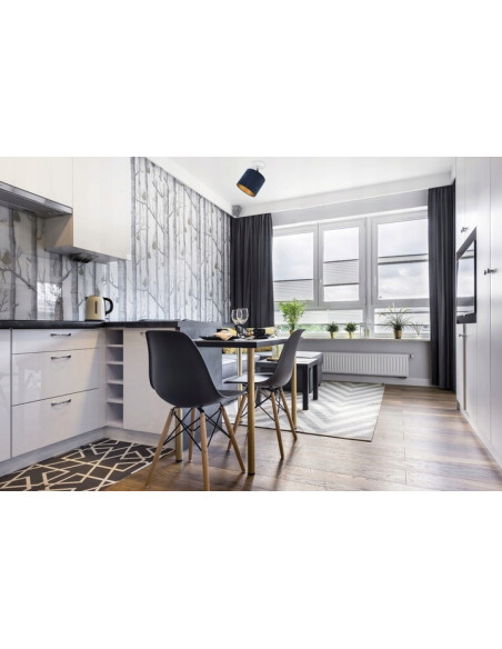 Lampa sufitowa Mediolan z aksamitnym abażurem, granatowa, regulowana, E27, elegancka do salonu, różne kolory konstrukcji