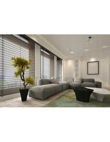 Lampa sufitowa MEDIOLAN - stylowe oświetlenie w kolorze oliwkowym, czarnym i białym do eleganckich wnętrz.