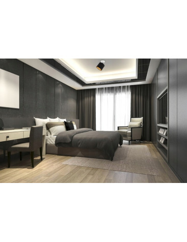 Lampa sufitowa MEDIOLAN E27 w czerni i złocie - elegancki akcent do nowoczesnych wnętrz kuchennych i jadalni