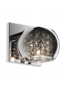 Lampa ścienna CRYSTAL z kryształami - nowoczesne oświetlenie do eleganckich wnętrz, G9, 42W, Zuma Line