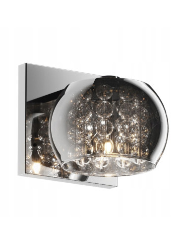 Lampa ścienna CRYSTAL z kryształami - nowoczesne oświetlenie do eleganckich wnętrz, G9, 42W, Zuma Line