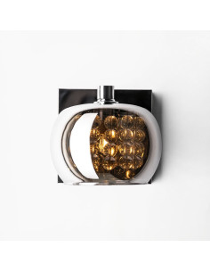 Lampa ścienna CRYSTAL z kryształami - nowoczesne oświetlenie do eleganckich wnętrz, G9, 42W, Zuma Line 2