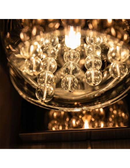 Lampa ścienna CRYSTAL z kryształami - nowoczesne oświetlenie do eleganckich wnętrz, G9, 42W, Zuma Line