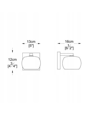 Lampa ścienna CRYSTAL z kryształami - nowoczesne oświetlenie do eleganckich wnętrz, G9, 42W, Zuma Line