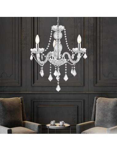 Luksusowy żyrandol Cristallo z kryształkami – elegancja i nowoczesność do każdego wnętrza
