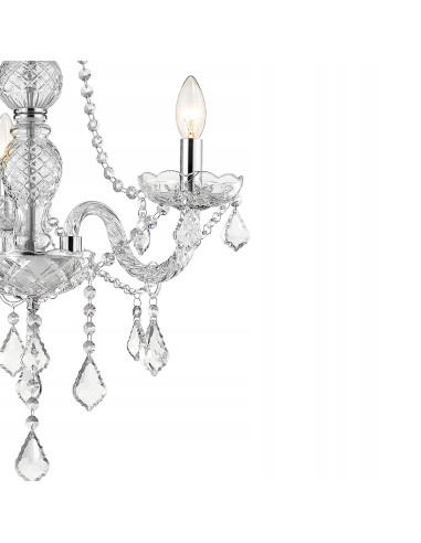 Luksusowy żyrandol Cristallo z kryształkami – elegancja i nowoczesność do każdego wnętrza