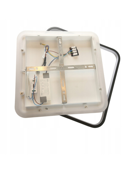 Plafon biurowy Parma z regulowanymi reflektorami - eleganckie oświetlenie do nowoczesnych wnętrz.