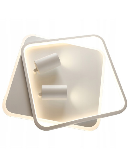 Plafon LED Parma – Nowoczesne Oświetlenie z Regulowanymi Reflektorami w Białym i Złotym Wykończeniu