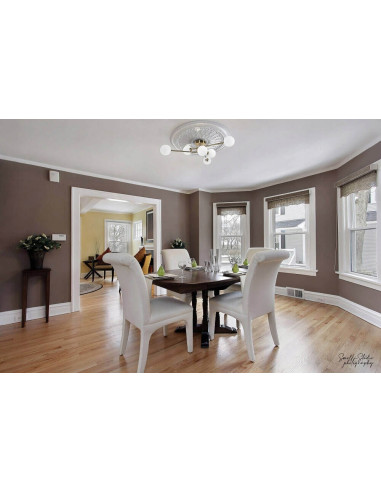 Lampa sufitowa DORADO z 6 kloszami, nowoczesny plafon w czarnej konstrukcji z białym szkłem do salonu i holu