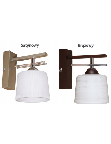 Lampa ścienna FALA z dekoracyjnym kloszem - eleganckie oświetlenie w kolorze białym i beżowym do każdego wnętrza