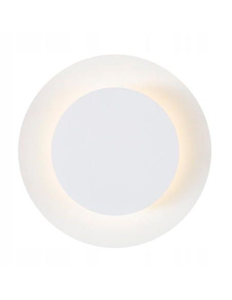 Nowoczesny kinkiet LED PILLS - elegancka lampa ścienna do salonu i jadalni z regulowanym światłem, biały metal.