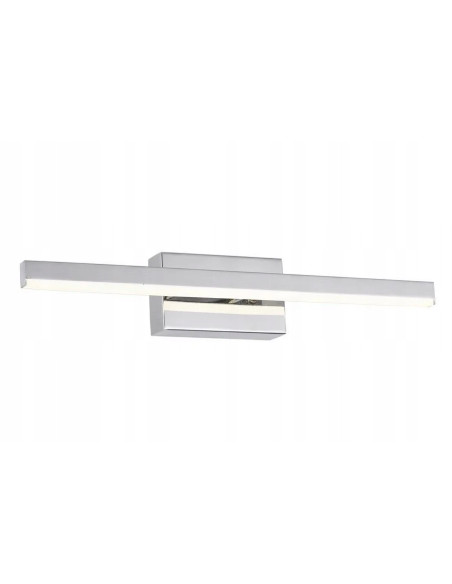 Chromowana lampa ścienna LINEA LED 5W do łazienki, minimalistyczny design, IP44, neutralne światło 4000K