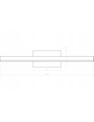 Chromowana lampa ścienna LINEA LED 5W do łazienki, minimalistyczny design, IP44, neutralne światło 4000K