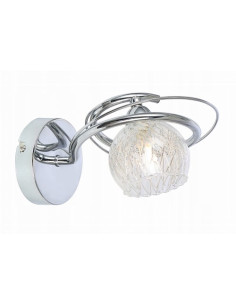 Kinkiet ARIANA w stylu konwalii, chromowana lampa do salonu i przedpokoju, elegancja i wyrafinowanie w każdym wnętrzu