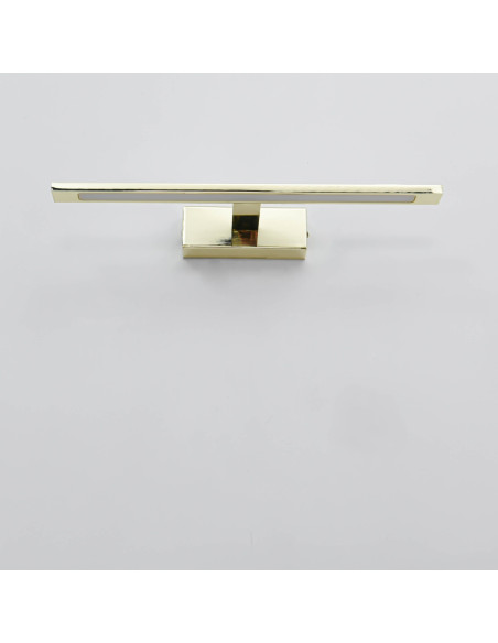 Kinkiet LED Isla z regulacją barwy światła, złoty, nowoczesny design do łazienek, IP44, Light Prestige