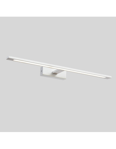 Reflektor ścienny Isla LED - nowoczesne oświetlenie łazienkowe z regulacją barwy światła w białym metalu