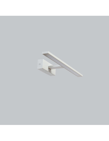 Nowoczesny kinkiet LED Isla 12W z regulacją barwy światła, odporny na wilgoć, idealny do łazienek, IP44.