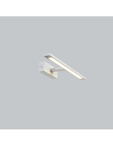 Nowoczesny kinkiet LED Isla 12W z regulacją barwy światła, odporny na wilgoć, idealny do łazienek, IP44.