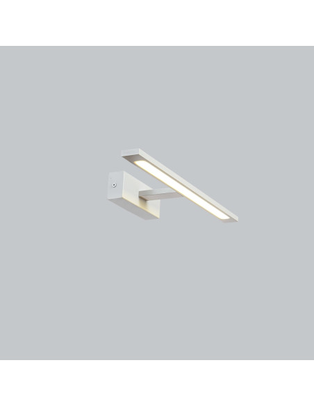 Nowoczesny kinkiet LED Isla 12W z regulacją barwy światła, odporny na wilgoć, idealny do łazienek, IP44.