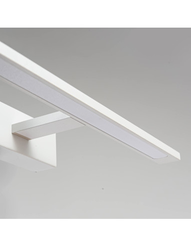 Nowoczesny kinkiet LED Isla 12W z regulacją barwy światła, odporny na wilgoć, idealny do łazienek, IP44.