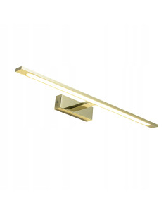 Kinkiet łazienkowy Isla LED 20W prostokątny złoty IP44 nowoczesny design 1400 lm od Light Prestige