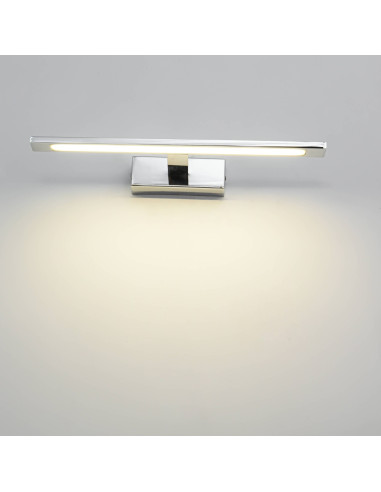 Kinkiet Isla LED w Chromie - Nowoczesne Oświetlenie Łazienkowe z Regulacją Barwy Światła 12W