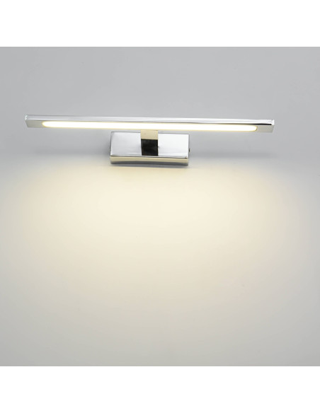 Kinkiet Isla LED w Chromie - Nowoczesne Oświetlenie Łazienkowe z Regulacją Barwy Światła 12W