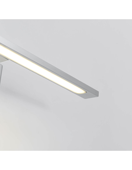 Kinkiet Isla LED w Chromie - Nowoczesne Oświetlenie Łazienkowe z Regulacją Barwy Światła 12W