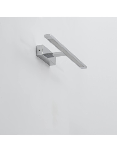 Kinkiet Isla LED w Chromie - Nowoczesne Oświetlenie Łazienkowe z Regulacją Barwy Światła 12W