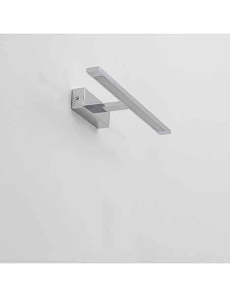 Kinkiet Isla LED w Chromie - Nowoczesne Oświetlenie Łazienkowe z Regulacją Barwy Światła 12W