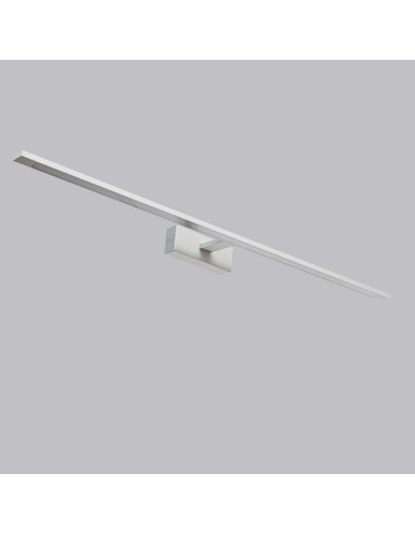 Kinkiet LED Isla XXL - Eleganckie Oświetlenie Ścienne do Łazienki z Regulowaną Barwą Światła 3000K-6000K w Chromie