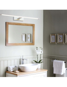 Kinkiet Isla XXL LED 32W - Biały metal, odporny na wilgoć, neutralne światło 4000K do łazienki. 2