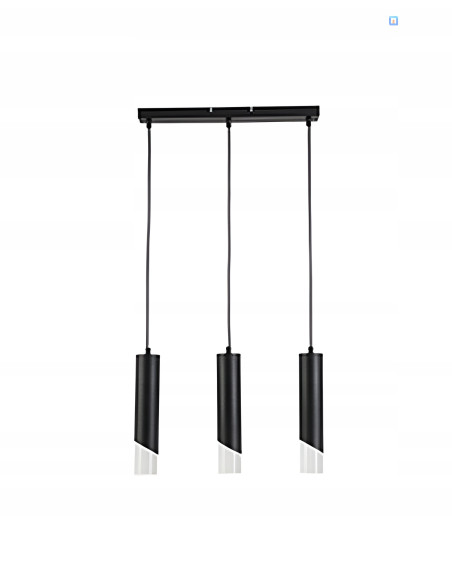 Nowoczesna lampa sufitowa Hardin z przezroczystym kloszem - elegancka i funkcjonalna do jadalni i salonu