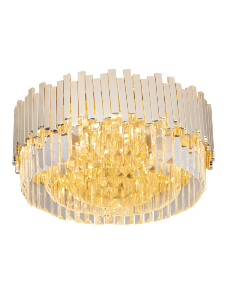 Luksusowy plafon sufitowy TREND w złotym kolorze, 8-punktowe oświetlenie, doskonały do salonu, Maxlight