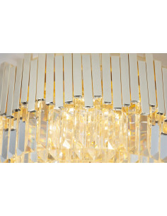 Luksusowy plafon sufitowy TREND w złotym kolorze, 8-punktowe oświetlenie, doskonały do salonu, Maxlight 2