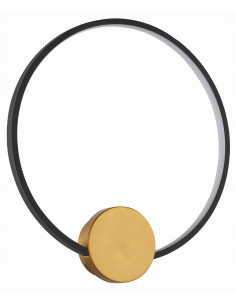 Lampa ścienna Condida LED w kolorze matowej czerni z regulacją temperatury barwy, minimalistyczny design. 2