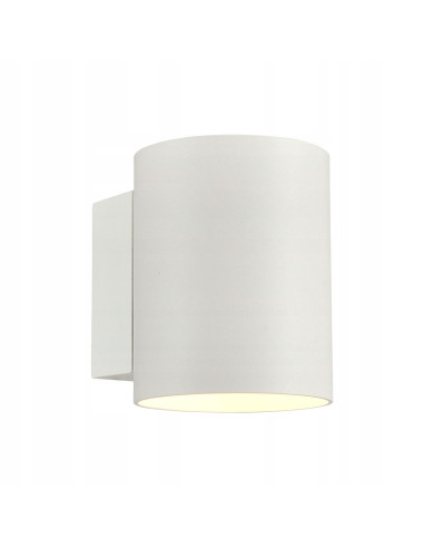 Kinkiet Oregon w białym aluminium - nowoczesne oświetlenie do wnętrz, minimalistyczny design, efektywność energetyczna A