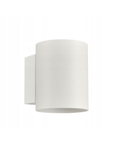 Kinkiet Oregon w białym aluminium - nowoczesne oświetlenie do wnętrz, minimalistyczny design, efektywność energetyczna A