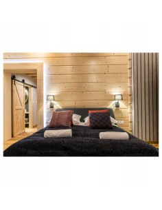 Lampa Kinkiet DAKOTA z USB i giętką odnóżką - elegancka lampa do sypialni w białym kolorze z półką do przechowywania. 2