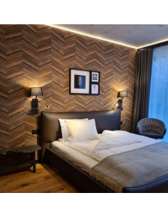 Lampa nocna DAKOTA z metalowym stelażem, lewostronnym reflektorem i portem USB - minimalistyczny styl i funkcjonalność 2