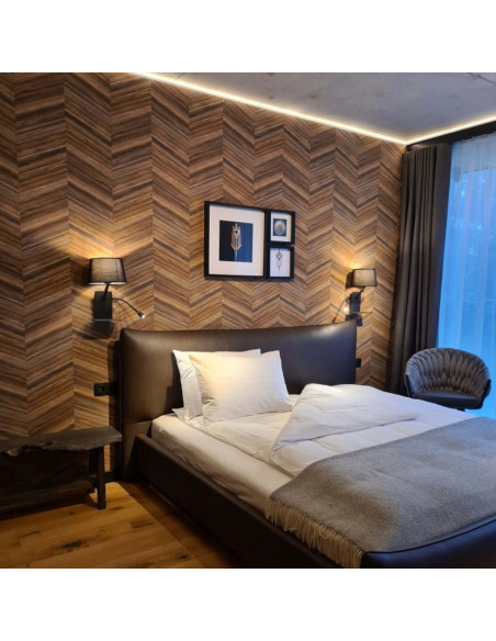 Lampa nocna DAKOTA z metalowym stelażem, lewostronnym reflektorem i portem USB - minimalistyczny styl i funkcjonalność