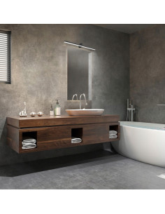 Kinkiet Nevada XXL - czarne nowoczesne oświetlenie LED do łazienki, minimalistyczny design, 3200 lumenów. 2