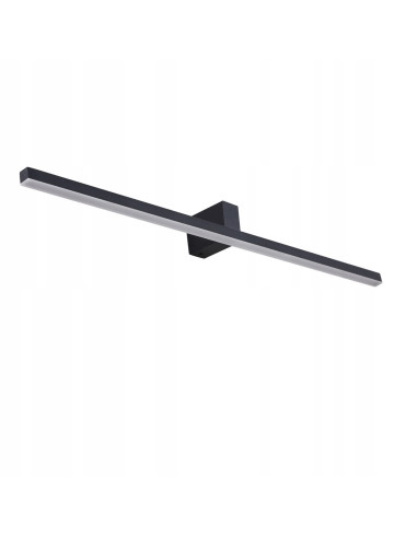 Kinkiet Nevada XXL - czarne nowoczesne oświetlenie LED do łazienki, minimalistyczny design, 3200 lumenów.