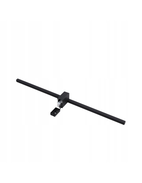 Kinkiet Nevada XXL - czarne nowoczesne oświetlenie LED do łazienki, minimalistyczny design, 3200 lumenów.