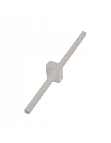 Nowoczesny kinkiet LED Nevada w czarnym metalu - elegancka lampa ścienna do łazienki, 20W, 2450 lumenów