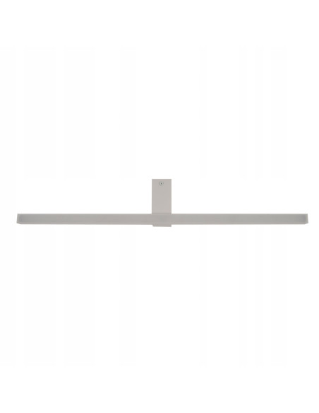 Nowoczesny kinkiet LED Nevada w czarnym metalu - elegancka lampa ścienna do łazienki, 20W, 2450 lumenów