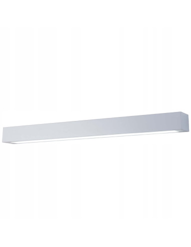 Lampa sufitowa Ibros LED 93 cm biała, wodoodporna, idealna do łazienki i nowoczesnych wnętrz, 1920 lumenów.