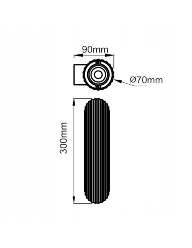 Kinkiet TOKIO – Nowoczesny reflektor ścienny GU10 o minimalistycznym designie do biura i wnętrz.