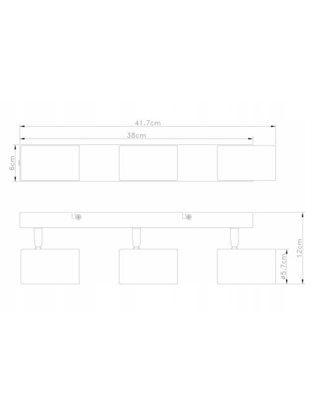 Kinkiet Quentin w stylu skandynawskim z cylindrycznym kloszem, drewniany, GU10, do salonu i jadalni
