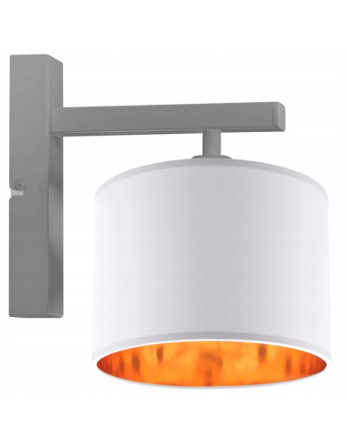 Nowoczesny kinkiet SHADE z metalowym uchwytem – stylowa lampa ścienna w różnych kolorach do eleganckiego oświetlenia wnętrz